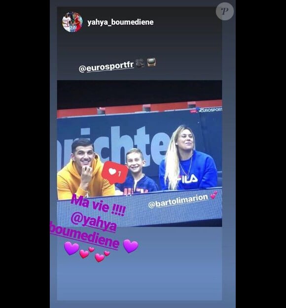 Marion Bartoli coache la joueuse Jelena Ostapenko à Linz en octobre 2019.