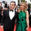 Carlos Ghosn et sa femme Carole Nahas - Montée des marches du film "L'Amant Double" lors du 70ème Festival International du Film de Cannes. Le 26 mai 2017. © Borde-Jacovides-Moreau/Bestimage