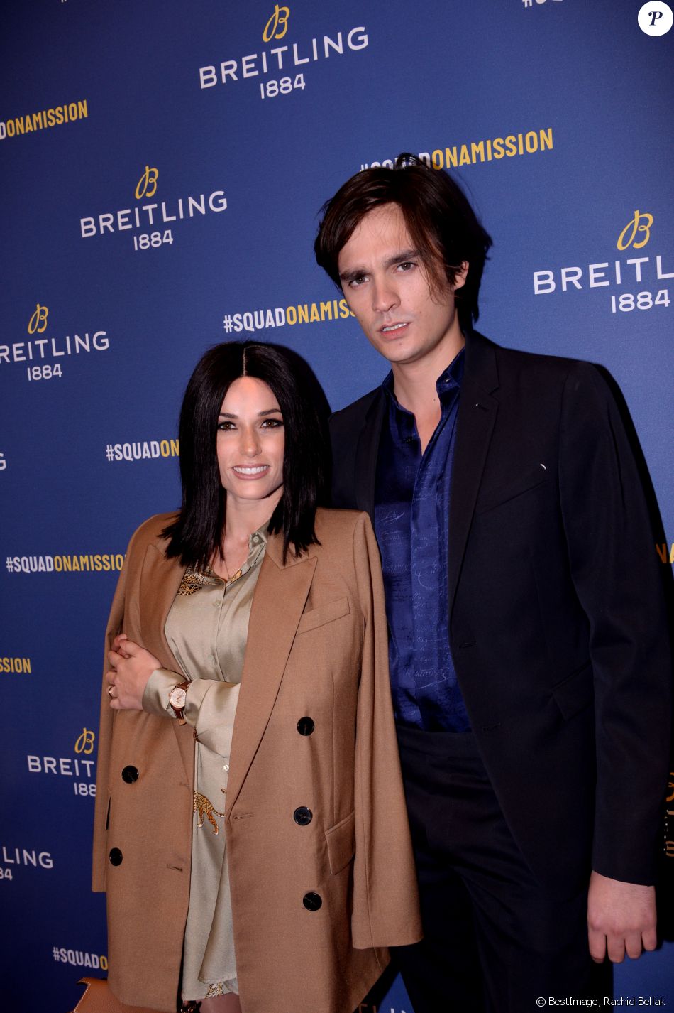 Capucine Anav et son compagnon Alain-Fabien Delon lors de la soirée de