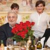 Exclusif - Plácido Domingo et sa femme Marta ont fêté leur 57e anniversaire de mariage à Vérone, entourés de leur famille et leurs amis. Le 3 août 2019.