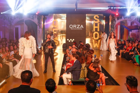 Exclusif - Kendji Girac anime le défilé de la 15ème édition du Casa Fashion Show "Casa Fashion Show Automne/Hiver 2019-2020" au Sofitel Casablanca Tour Blanche à Casablanca, le 12 octobre 2019. © Philippe Doignon/Bestimage