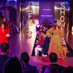 Exclusif - Christina Milian, enceinte, anime le défilé de la 15ème édition du Casa Fashion Show "Casa Fashion Show Automne/Hiver 2019-2020" au Sofitel Casablanca Tour Blanche à Casablanca, le 12 octobre 2019. © Philippe Doignon/Bestimage