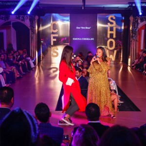 Exclusif - Christina Milian, enceinte, anime le défilé de la 15ème édition du Casa Fashion Show "Casa Fashion Show Automne/Hiver 2019-2020" au Sofitel Casablanca Tour Blanche à Casablanca, le 12 octobre 2019. © Philippe Doignon/Bestimage