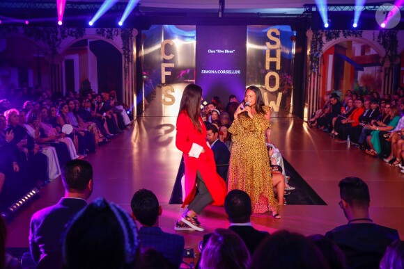 Exclusif - Christina Milian, enceinte, anime le défilé de la 15ème édition du Casa Fashion Show "Casa Fashion Show Automne/Hiver 2019-2020" au Sofitel Casablanca Tour Blanche à Casablanca, le 12 octobre 2019. © Philippe Doignon/Bestimage