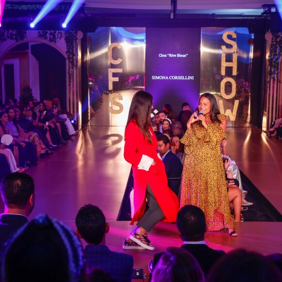 Exclusif - Christina Milian, enceinte, anime le défilé de la 15ème édition du Casa Fashion Show "Casa Fashion Show Automne/Hiver 2019-2020" au Sofitel Casablanca Tour Blanche à Casablanca, le 12 octobre 2019. © Philippe Doignon/Bestimage