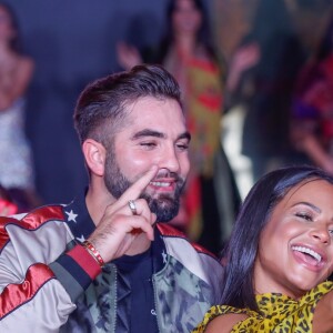 Exclusif - Kendji Girac et Christina Milian, enceinte, participent au défilé de la 15ème édition du Casa Fashion Show "Casa Fashion Show Automne/Hiver 2019-2020" au Sofitel Casablanca Tour Blanche à Casablanca, le 12 octobre 2019. © Philippe Doignon/Bestimage