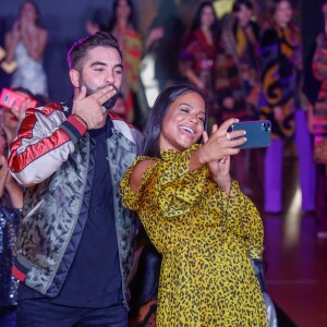 Exclusif - Kendji Girac et Christina Milian, enceinte, participent au défilé de la 15ème édition du Casa Fashion Show "Casa Fashion Show Automne/Hiver 2019-2020" au Sofitel Casablanca Tour Blanche à Casablanca, le 12 octobre 2019. © Philippe Doignon/Bestimage