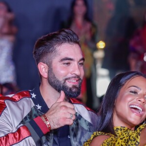 Exclusif - Kendji Girac et Christina Milian, enceinte, participent au défilé de la 15ème édition du Casa Fashion Show "Casa Fashion Show Automne/Hiver 2019-2020" au Sofitel Casablanca Tour Blanche à Casablanca, le 12 octobre 2019. © Philippe Doignon/Bestimage