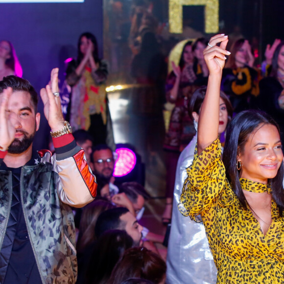 Exclusif - Kendji Girac et Christina Milian, enceinte, participent au défilé de la 15ème édition du Casa Fashion Show "Casa Fashion Show Automne/Hiver 2019-2020" au Sofitel Casablanca Tour Blanche à Casablanca, le 12 octobre 2019. © Philippe Doignon/Bestimage