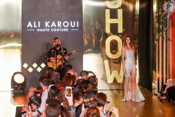 Exclusif - Kendji Girac anime le défilé de la 15ème édition du Casa Fashion Show "Casa Fashion Show Automne/Hiver 2019-2020" au Sofitel Casablanca Tour Blanche à Casablanca, le 12 octobre 2019. © Philippe Doignon/Bestimage