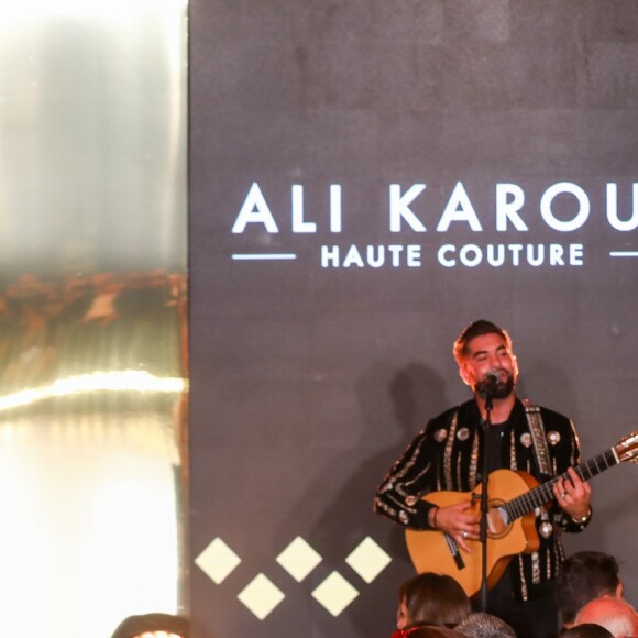 Exclusif - Kendji Girac anime le défilé de la 15ème édition du Casa Fashion Show "Casa Fashion Show Automne/Hiver 2019-2020" au Sofitel Casablanca Tour Blanche à Casablanca, le 12 octobre 2019. © Philippe Doignon/Bestimage