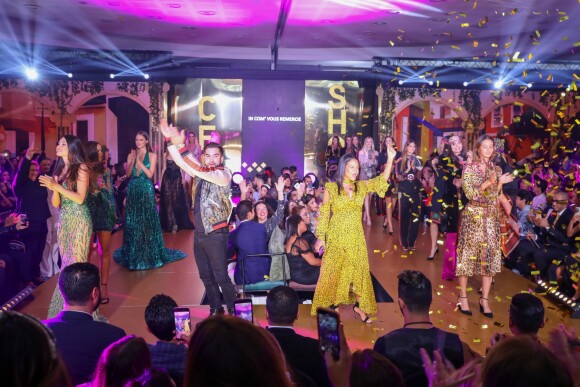 Exclusif - Kendji Girac et Christina Milian, enceinte, participent au défilé de la 15ème édition du Casa Fashion Show "Casa Fashion Show Automne/Hiver 2019-2020" au Sofitel Casablanca Tour Blanche à Casablanca, le 12 octobre 2019. © Philippe Doignon/Bestimage