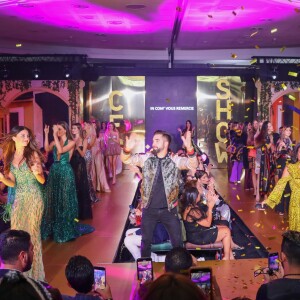 Exclusif - Kendji Girac et Christina Milian, enceinte, participent au défilé de la 15ème édition du Casa Fashion Show "Casa Fashion Show Automne/Hiver 2019-2020" au Sofitel Casablanca Tour Blanche à Casablanca, le 12 octobre 2019. © Philippe Doignon/Bestimage