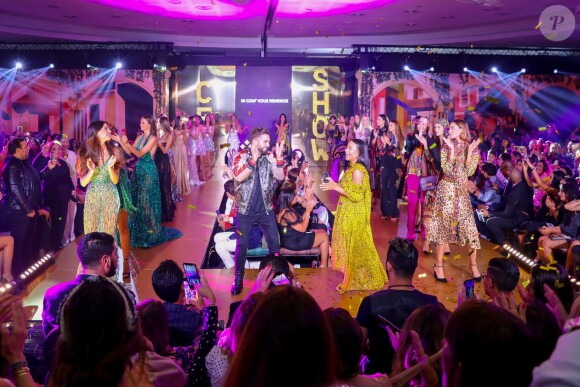 Exclusif - Kendji Girac et Christina Milian, enceinte, participent au défilé de la 15ème édition du Casa Fashion Show "Casa Fashion Show Automne/Hiver 2019-2020" au Sofitel Casablanca Tour Blanche à Casablanca, le 12 octobre 2019. © Philippe Doignon/Bestimage