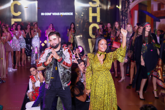 Exclusif - Kendji Girac et Christina Milian, enceinte, participent au défilé de la 15ème édition du Casa Fashion Show "Casa Fashion Show Automne/Hiver 2019-2020" au Sofitel Casablanca Tour Blanche à Casablanca, le 12 octobre 2019. © Philippe Doignon/Bestimage