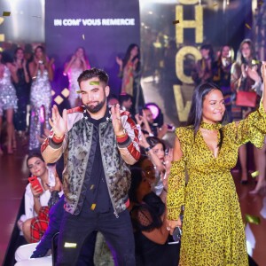 Exclusif - Kendji Girac et Christina Milian, enceinte, participent au défilé de la 15ème édition du Casa Fashion Show "Casa Fashion Show Automne/Hiver 2019-2020" au Sofitel Casablanca Tour Blanche à Casablanca, le 12 octobre 2019. © Philippe Doignon/Bestimage