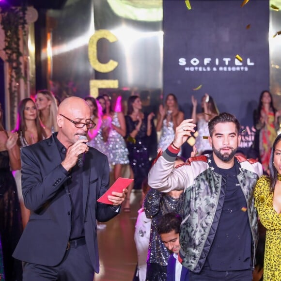 Exclusif - Kendji Girac et Christina Milian, enceinte, participent au défilé de la 15ème édition du Casa Fashion Show "Casa Fashion Show Automne/Hiver 2019-2020" au Sofitel Casablanca Tour Blanche à Casablanca, le 12 octobre 2019. © Philippe Doignon/Bestimage