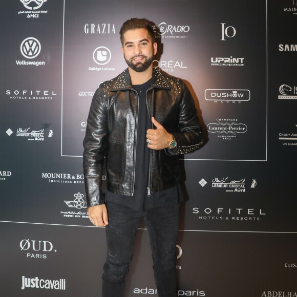 Exclusif - Kendji Girac lors de la 15ème édition du Casa Fashion Show sous le thème de la Dolce Vita au Sofitel Casablanca Tour Blanche à Casablanca, le 12 octobre 2019. © Philippe Doignon/Bestimage
