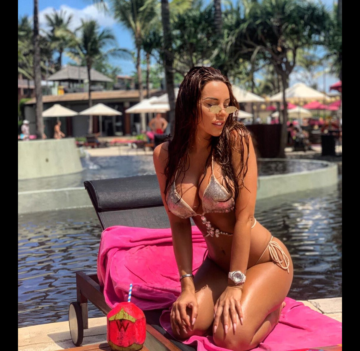 Photo : Laura Lempika sur Instagram, voyage à Bali. Octobre 2019. -  Purepeople