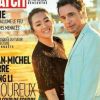 Jean-Michel Jarre et Gong Li en couverture de "Paris Match", numéro du 17 octobre 2019. Le musicien électro y accorde une longue interview à Michel Drucker.
