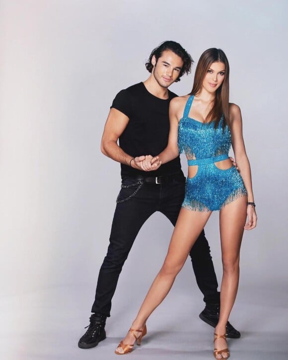 Anthony Colette et Iris Mittenaere dans la saison 9 de "Danse avec les stars", diffusée en 2018 sur TF1.