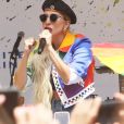 Lady Gaga - Personnalités lors de la Gay Pride à New York, le 28 Juin 2019.