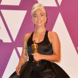 Lady Gaga (Oscar de la meilleure chanson originale pour "Shallow" dans le film "A Star is Born") - Pressroom de la 91ème cérémonie des Oscars 2019 au théâtre Dolby à Los Angeles, le 24 février 2019.
