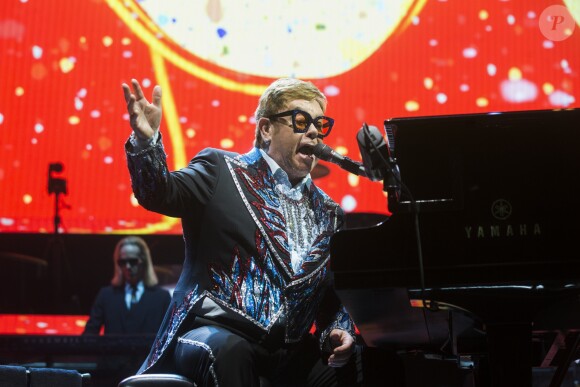 Elton John en concert au WiZink Center à Madrid, le 26 juin 2019.26/06/2019 - Madrid