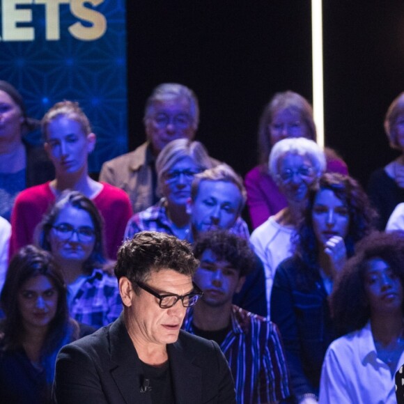 Exclusif - Faustine Bollaert, Marc Lavoine et Lio - Enregistrement de l'émission "La boite à secrets", présentée par F.Bollaert, qui sera diffusée le 18 octobre sur France 3 en prime time. Le 7 octobre 2019 © Tiziano Da Silva / Bestimage