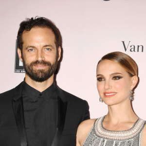 Benjamin Millepied et sa femme Natalie Portman assistent au gala annuel du 'L.A. Dance Project' à la galerie d'art Hauser & Wirth. Los Angeles, le 19 octobre 2019.