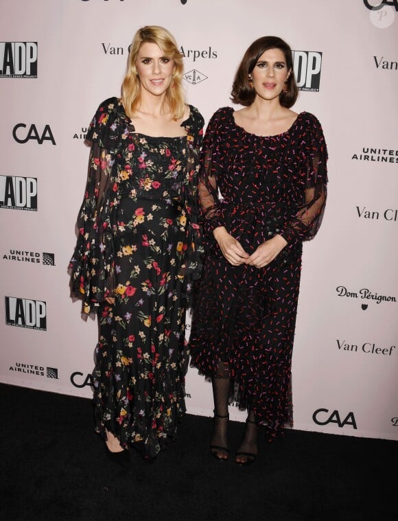 Les créatrices de mode Kate Mulleavy et Laura Mulleavy (fondatrices de la marque Rodarte) assistent au gala annuel du 'L.A. Dance Project' à la galerie d'art Hauser & Wirth. Los Angeles, le 19 octobre 2019.