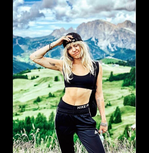 Miley Cyrus en vacances en Italie. Août 2019.