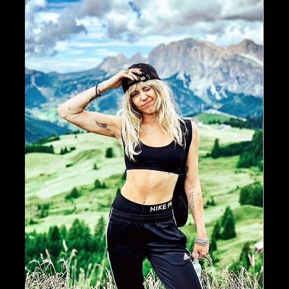Miley Cyrus en vacances en Italie. Août 2019.