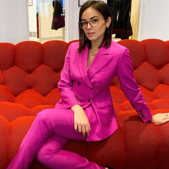 Agathe Auproux en rose sur Instagram, le 25 septembre 2019