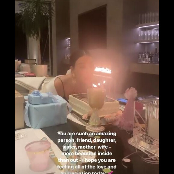 Kim Kardashian fête ses 39 ans à son domicile, à Hidden Hills, Los Angeles, le 21 octobre 2019.