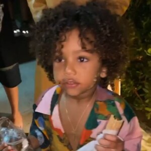Saint West à la soirée d'anniversaire de sa maman Kim Kardashian (39 ans). Hidden Hills, Los Angeles, le 21 octobre 2019.