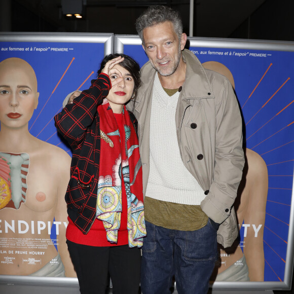 Prune Nourry, Vincent Cassel - Avant-Première du film "Serendipity" au MK2 Bibliothèque à Paris le 21 Octobre 2019. © Marc Ausset-Lacroix/Bestimage