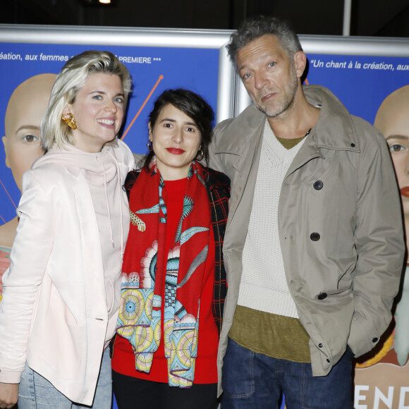 Cécile Cassel, Prune Nourry, Vincent Cassel - Avant-Première du film "Serendipity" au MK2 Bibliothèque à Paris le 21 Octobre 2019. © Marc Ausset-Lacroix/Bestimage