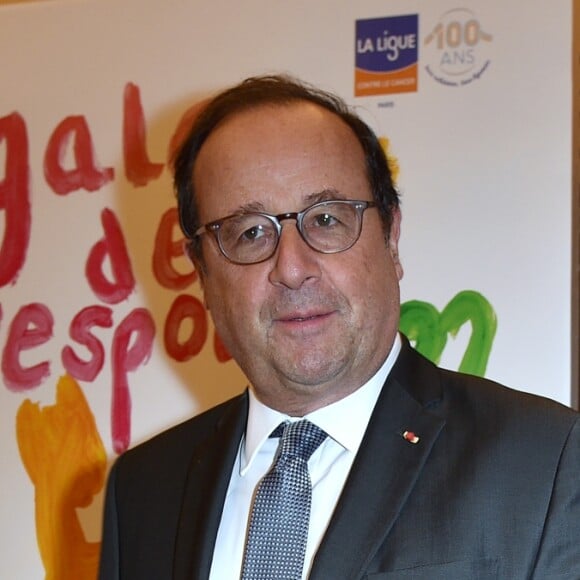 François Hollande - 27e Gala de l'Espoir de la Ligue contre le cancer au Théâtre des Champs-Elysées à Paris, le 22 octobre 2019. © Giancarlo Gorassini/Bestimage