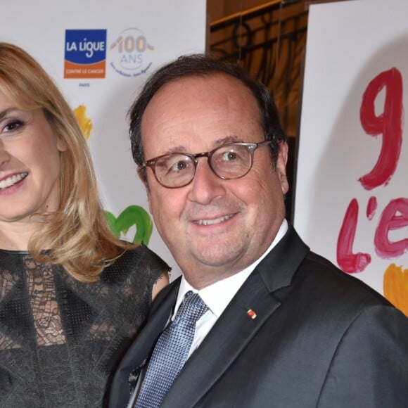 François Hollande et sa compagne Julie Gayet - 27e Gala de l'Espoir de la Ligue contre le cancer au Théâtre des Champs-Elysées à Paris, le 22 octobre 2019. © Giancarlo Gorassini/Bestimage