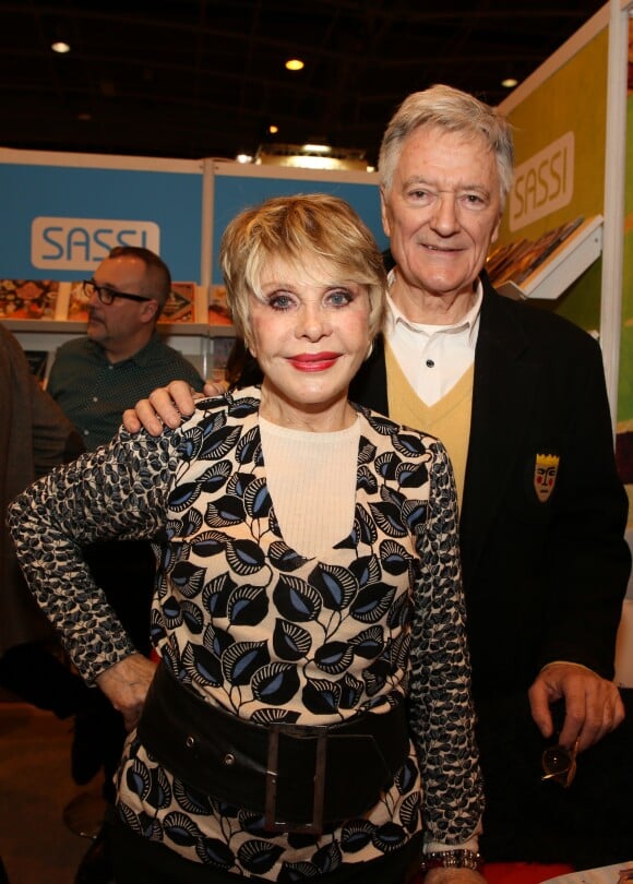 Sophie Darel et son mari Jack Anaclet lors du salon du livre de Paris le 17 Mars 2018 à la Porte de Versailles de Paris. © Denis Guignebourg/Bestimage