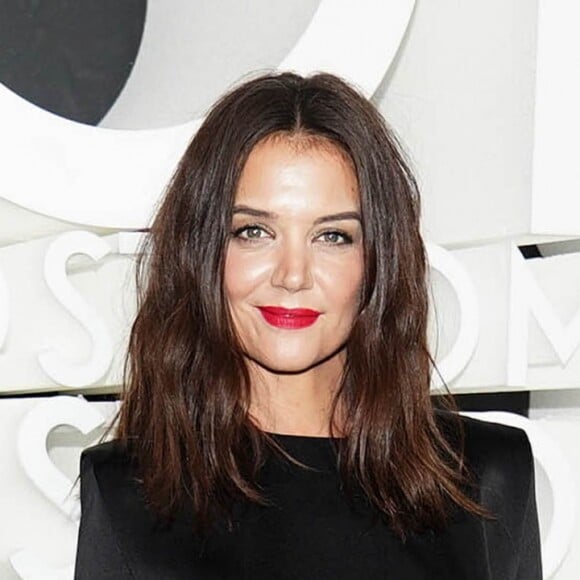 Katie Holmes assiste à la soirée d'ouverture du nouveau magasin de la chaîne Nordstrom à New York, le 22 octobre 2019.