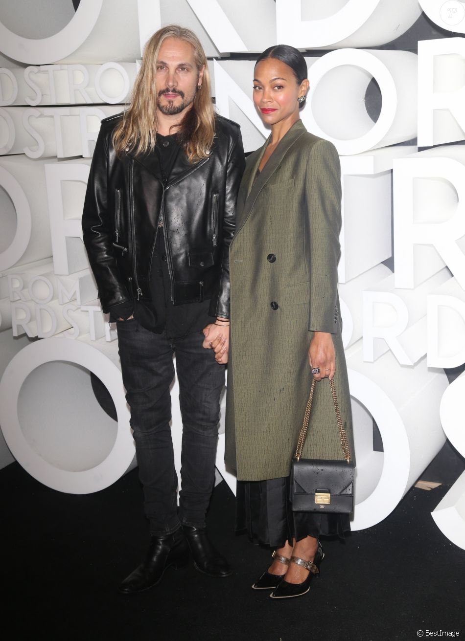 Zoe Saldana et son mari Marco Perego 