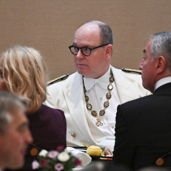 Le prince Albert II de Monaco - Les dignitaires du monde entier assistent au banquet donné à l'occasion de la cérémonie d'intronisation de l'empereur du Japon Naruhito à Tokyo, le 22 octobre 2019.