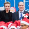 Le prince Albert II de Monaco et la princesse Charlene ont fêté le Noël des enfants au palais princier à Monaco. Le 18 decembre 2013