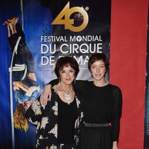 Anny Duperey et sa fille Sara Giraudeau - Cérémonie de remise de prix du 40ème Festival Mondial du Cirque de Demain sur la Pelouse de Reuilly à Paris le 3 février 2019. © Giancarlo Gorassini/Bestimage