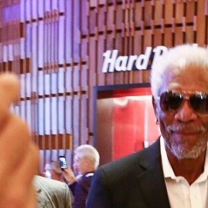 Morgan Freeman assiste à l'ouverture du "Guitar Hotel" au "Seminole Hard Rock Hotel et Casino" à Hollywood en Floride, le 24 octobre 2019.