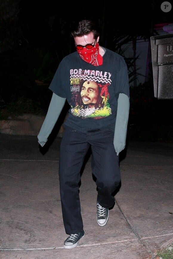 Exclusif - Brooklyn Beckham assiste à la soirée déguisée d'Halloween de Paris Hilton. Beverly Hills, le 24 octobre 2019.