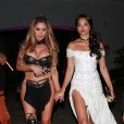Exclusif - Larsa Pippen et Shanina Shaik assistent à la soirée déguisée d'Halloween de Paris Hilton. Beverly Hills, le 24 octobre 2019.