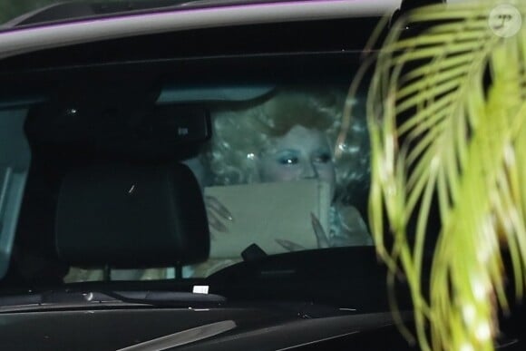 Exclusif - Demi Lovato assiste à la soirée déguisée d'Halloween de Paris Hilton. Beverly Hills, le 24 octobre 2019.